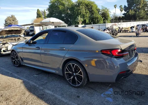 2021 BMW 540 I из США, поврежденный, VIN WBA53BJ02MWW99140